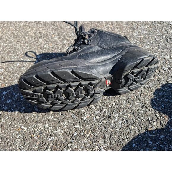 RED WING BLACK LEATHER STEEL TOE LACE UP 2380 ANKLE WORK BOOTS SIZE 7 D main image 4